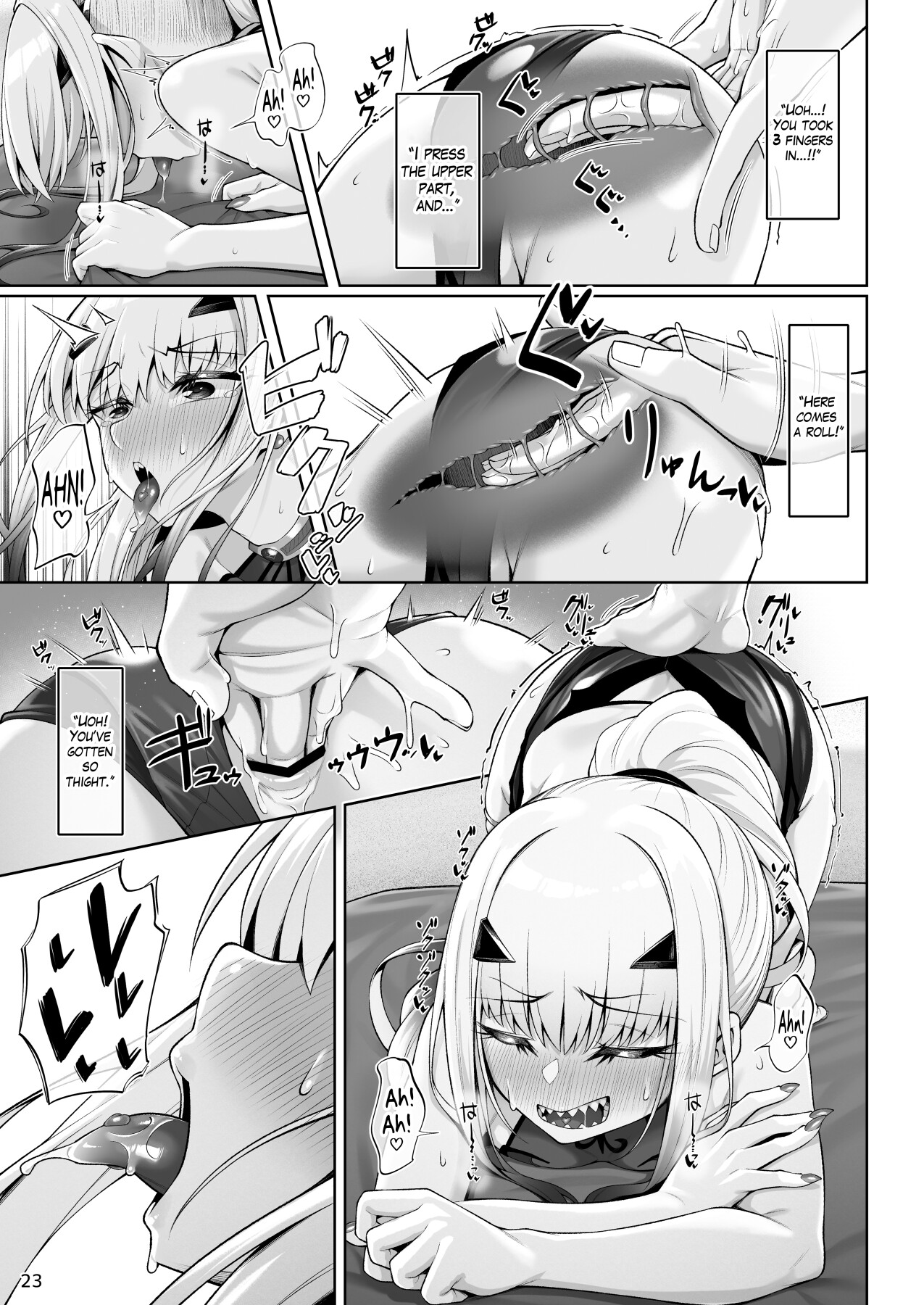 Hentai Manga Comic-Doing all kinds of lewd things with Melusine in her swimsuit-Read-23